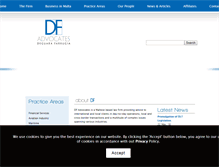 Tablet Screenshot of dfadvocates.com